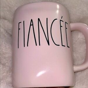 Rae Dunn Pink Fiancée Accent Mug